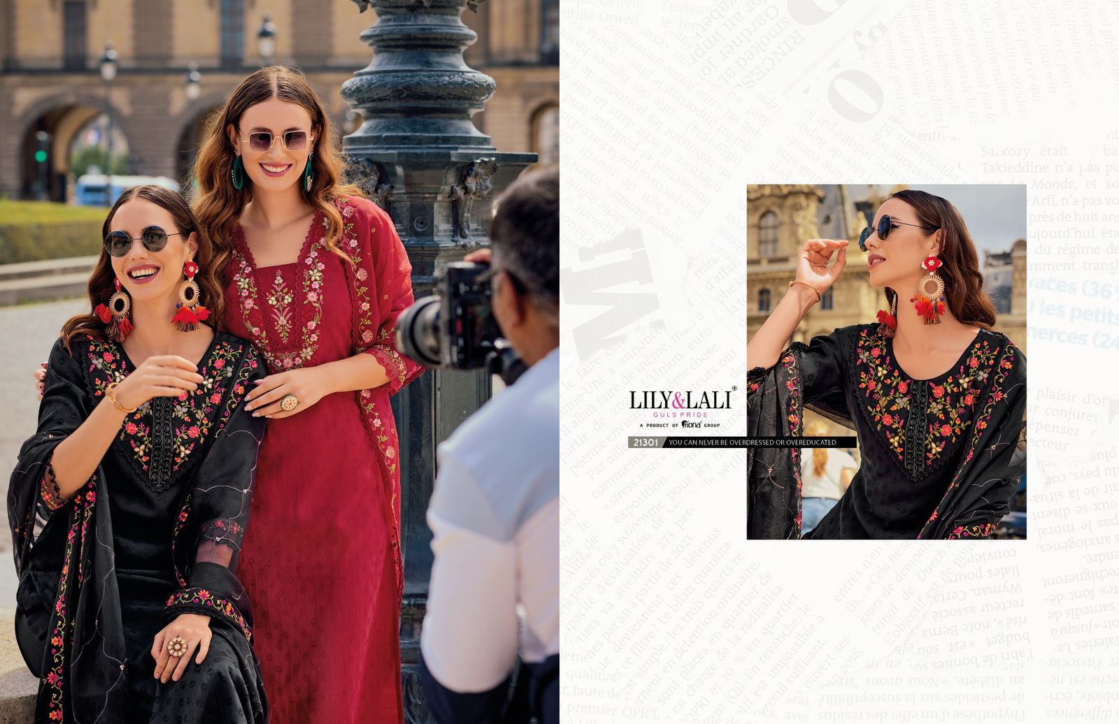 Mrunal By Lily And Lali Jacquard Silk Embroidery Kurti With Bottom Dupatta Wholesalers In Delhi